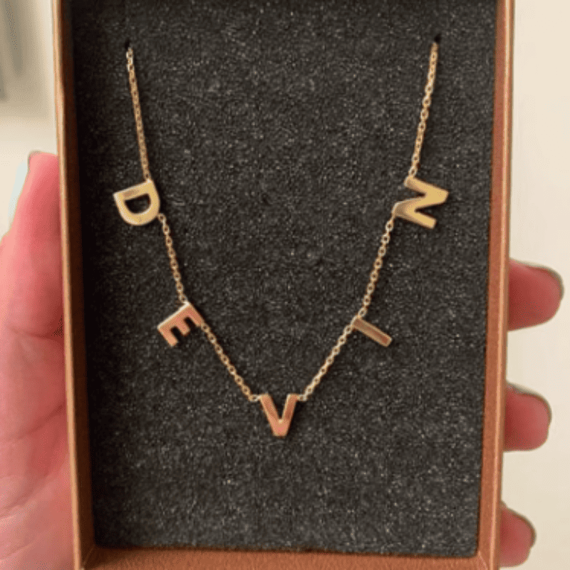 Personalised Name Pendant Necklace