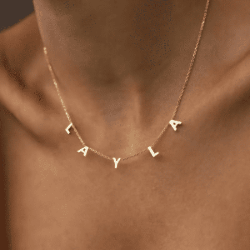 Personalised Name Pendant Necklace