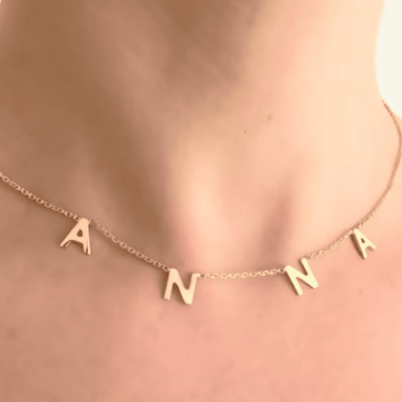 Personalised Name Pendant Necklace