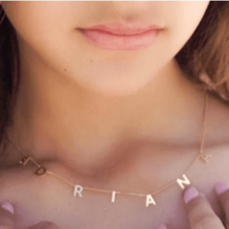 Personalised Name Pendant Necklace