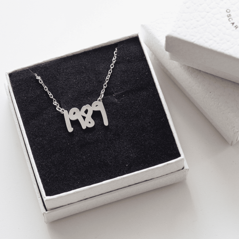 Taylor Swift inspired '1989' Necklace Oscar Willow & Co