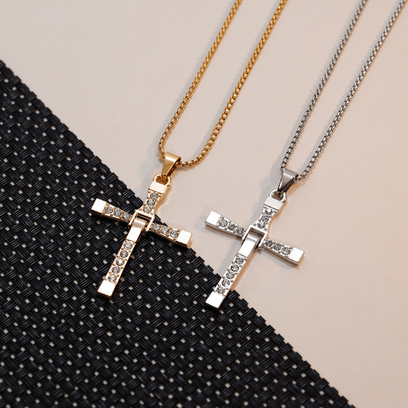 Iconic Fast & Furious Cross Necklace  Oscar Willow & Co