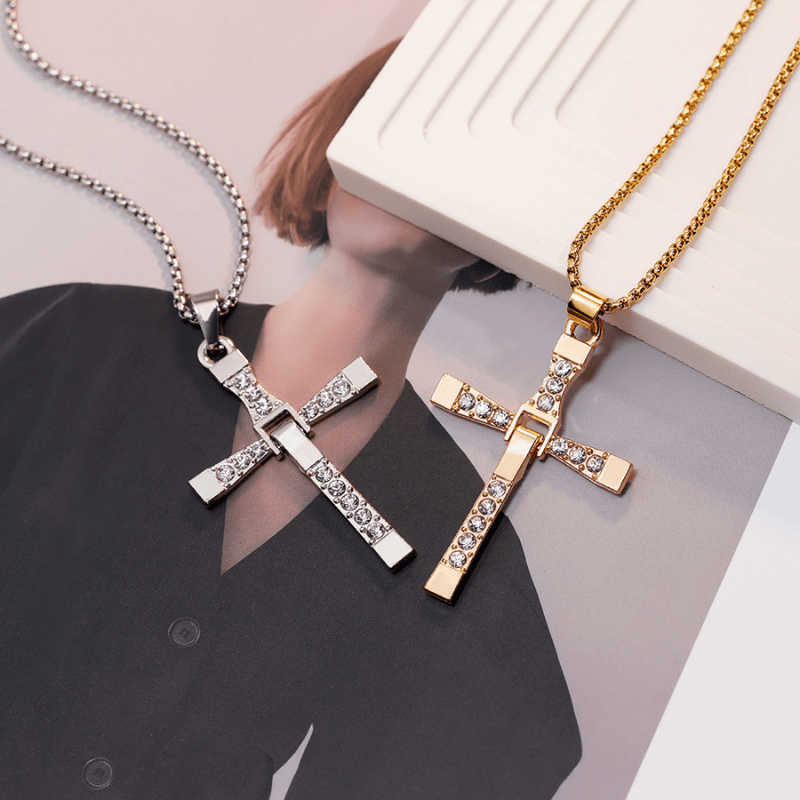 Iconic Fast & Furious Cross Necklace  Oscar Willow & Co