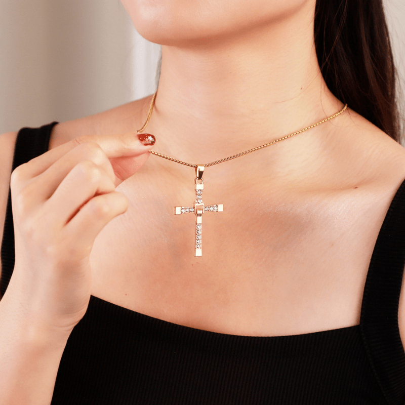 Iconic Fast & Furious Cross Necklace  Oscar Willow & Co