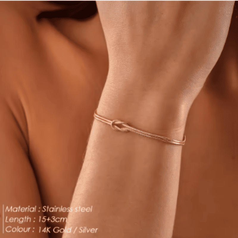 Eternal Knot Chain Bracelet
