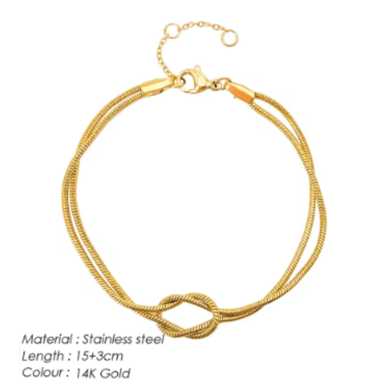 Eternal Knot Chain Bracelet