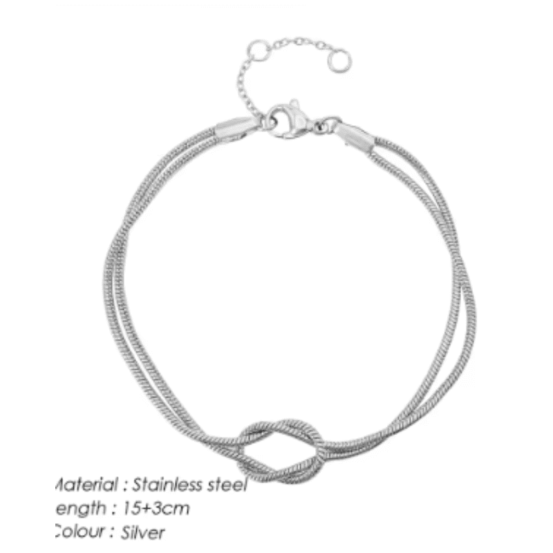 Eternal Knot Chain Bracelet