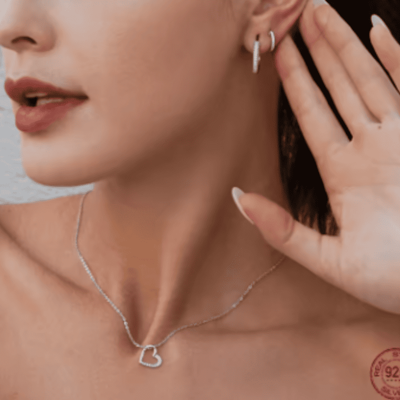 Sparkling Heart Necklace