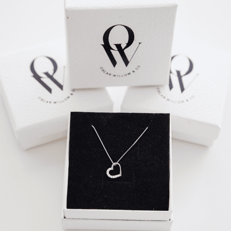 Sparkling Heart Necklace