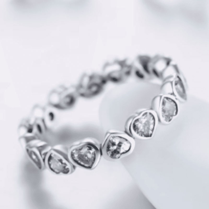 Eternal Love Hearts Ring