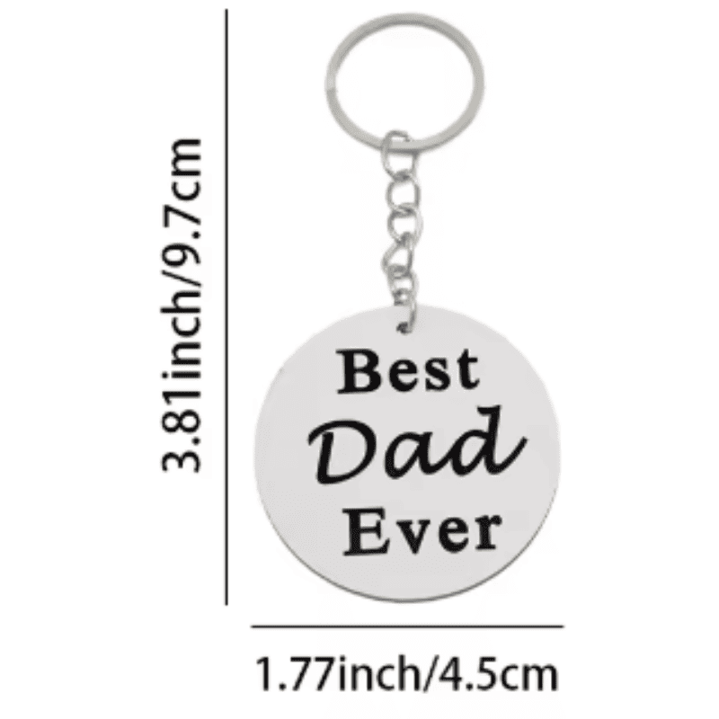 Best Dad Ever Keychain