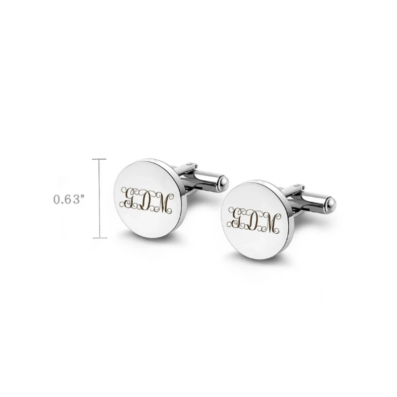 Personalized Cufflink and Tie Clip Set  Oscar Willow & Co