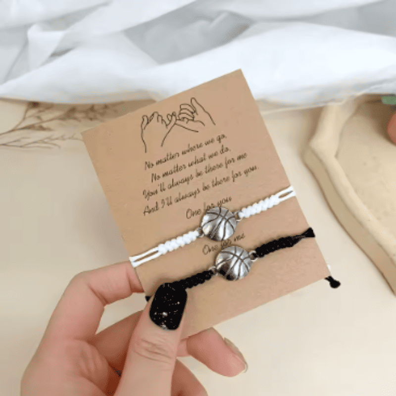 Forever Teammates Basketball Bracelet Set