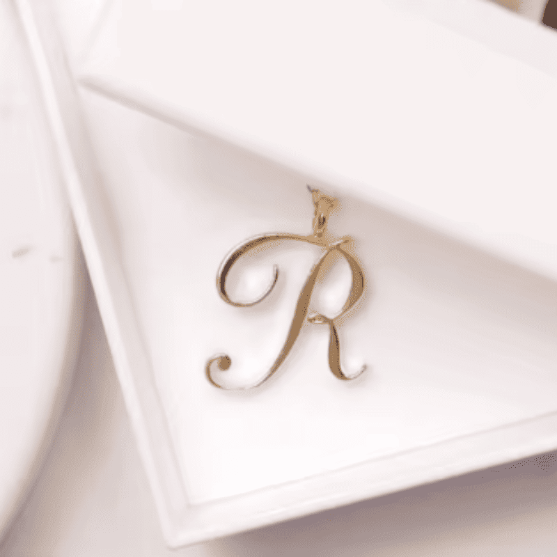 Graceful Initial Pendant