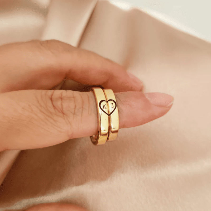 Heartlink Duo Rings