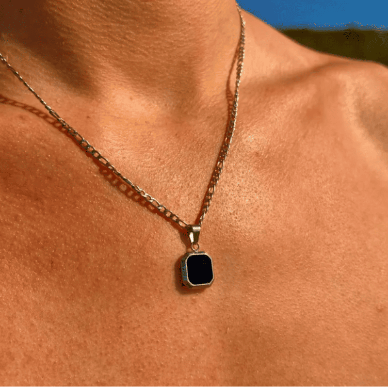 Hexa Prism Pendant Necklace