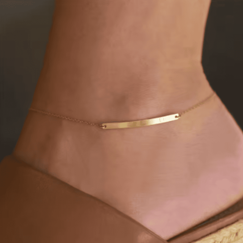 Keepsake Bar Anklet