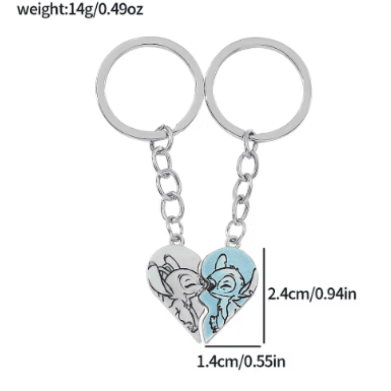 Lilo & Stitch Heartbond Keychain Duo