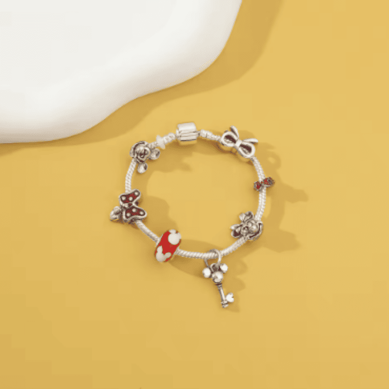Mouse Magic Sweetheart Style Charm Bracelet