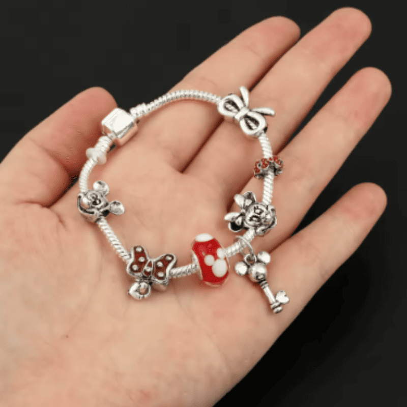 Mouse Magic Sweetheart Style Charm Bracelet