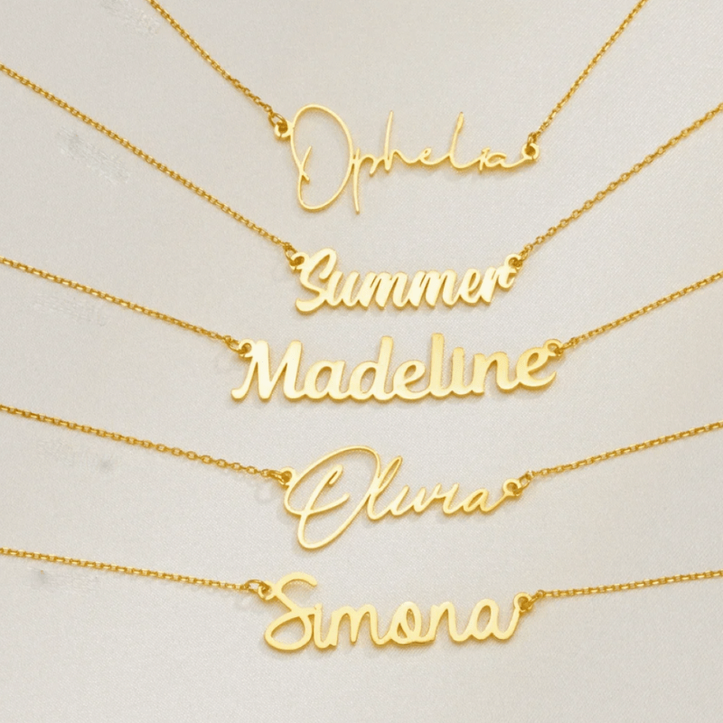 Name Necklace  Oscar Willow & Co