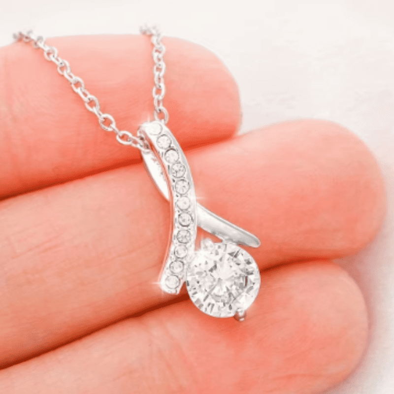 Ribbon of Love Necklace