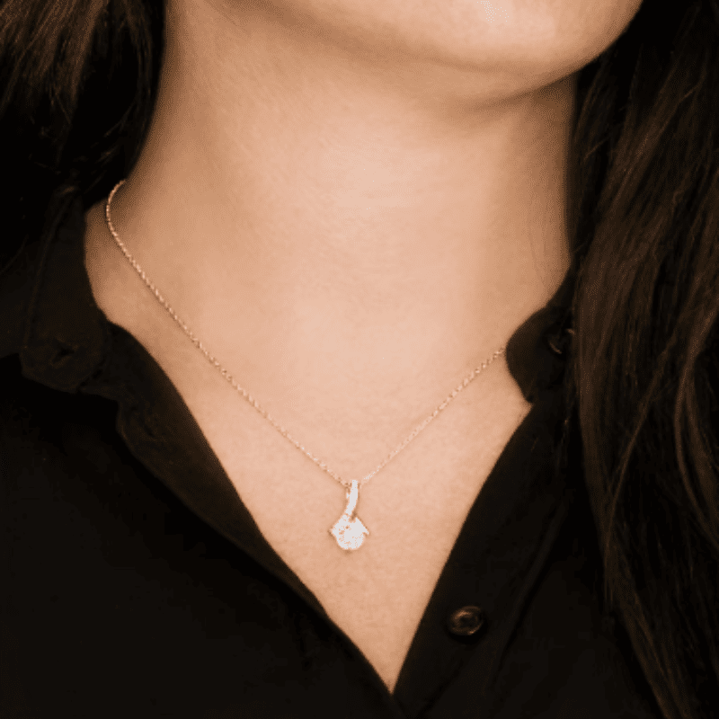 Ribbon of Love Necklace