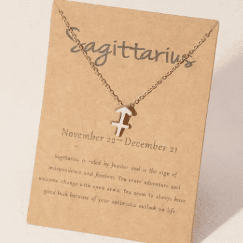 Sagittarius "The Fire Archer" Zodiac Necklace