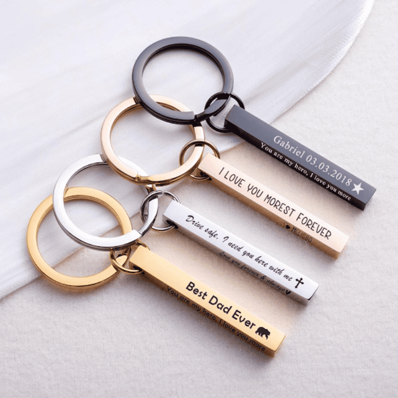 Silent Stamp Keychain