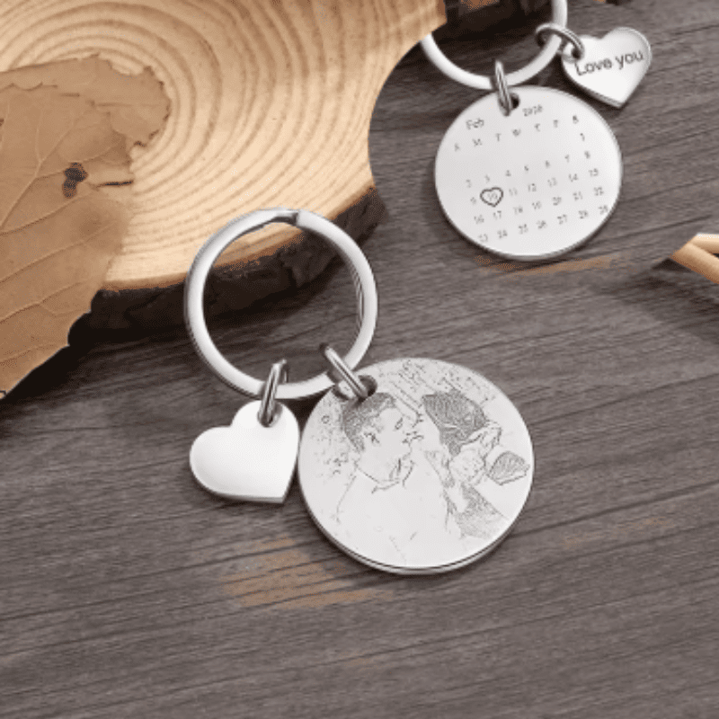 Timeless Memory Keepsake Keychain