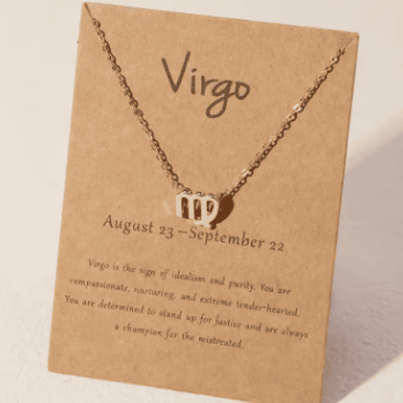 Virgo "The Pure Vision" Zodiac Necklace