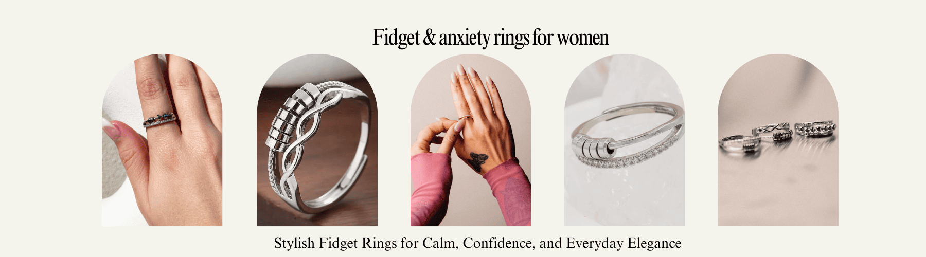 Fidget Rings for Women | Oscar Willow & Co