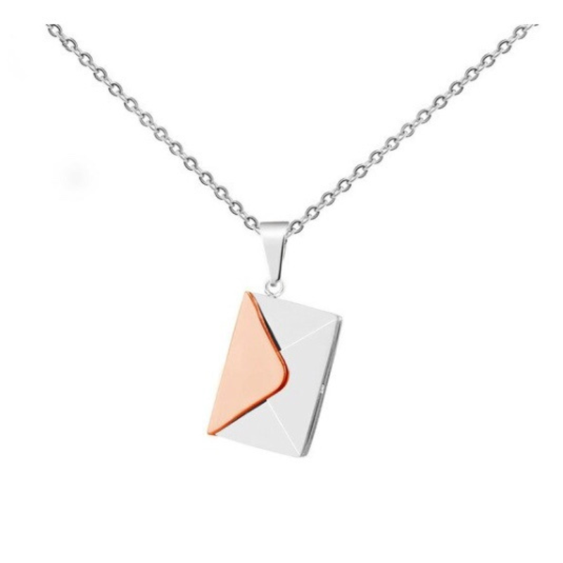 Love Letter Necklace  Oscar Willow & Co Rose Gold  