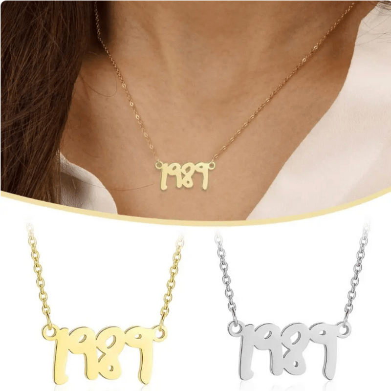 Taylor Swift inspired '1989' Necklace  Oscar Willow & Co   