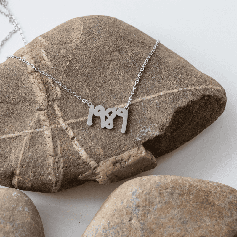 Taylor Swift inspired '1989' Necklace  Oscar Willow & Co Silver  