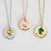 Personalized Disc Pendant Necklace  Oscar Willow & Co   