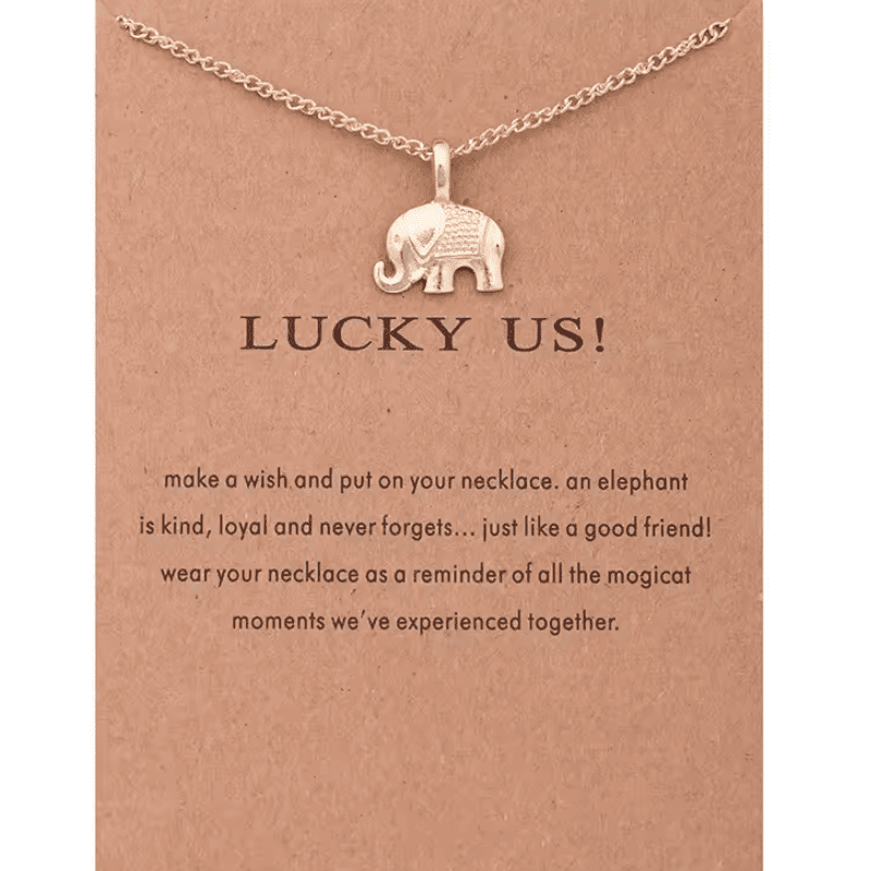 Tranquil Strength Elephant Pendant