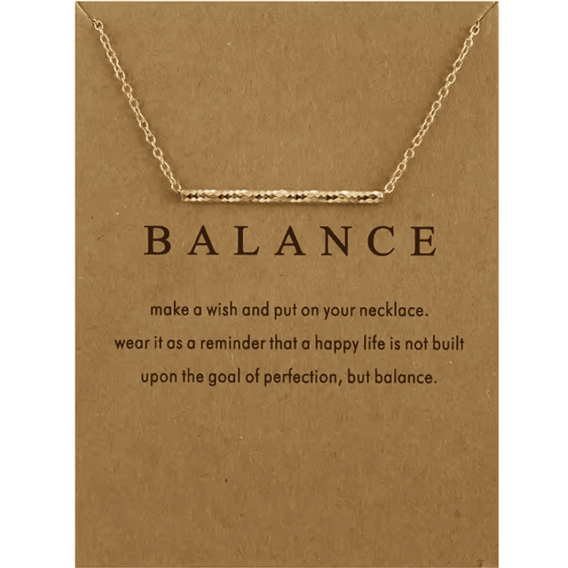 Minimalist Bar Pendant Necklace