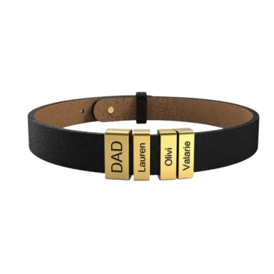 Family Pride Leather Bracelet  Oscar Willow & Co   