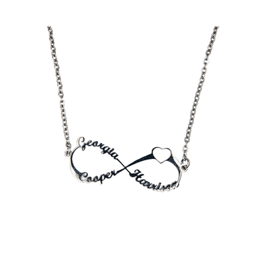 Infinity Love Name Necklace  Oscar Willow & Co   