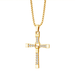 Iconic Fast & Furious Cross Necklace  Oscar Willow & Co Gold  