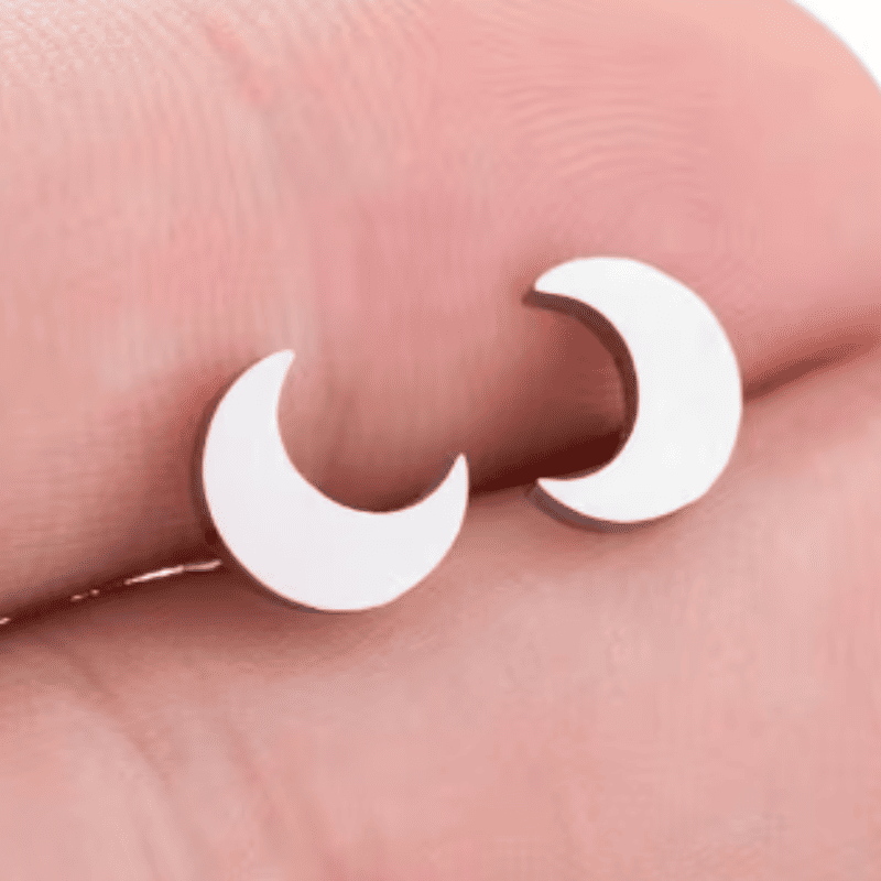 Moonlit Glow Stud Earrings