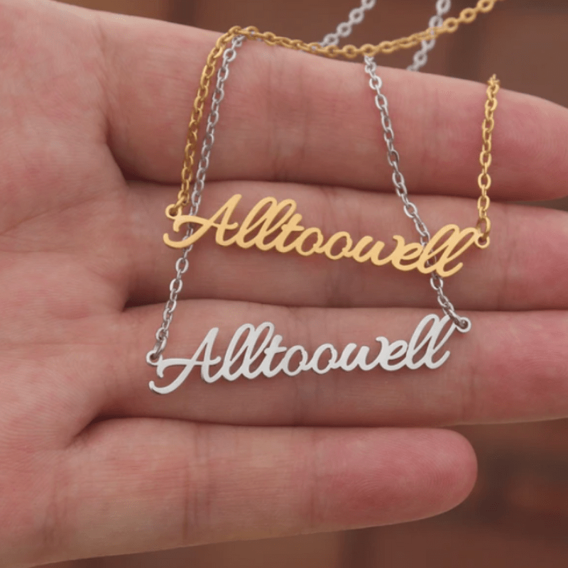 Taylor Swift inspired 'All too well' Necklace  Oscar Willow & Co   