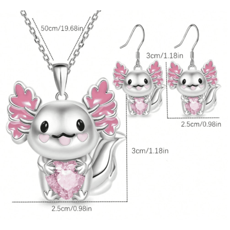 Axolotl Affection Jewellery Set