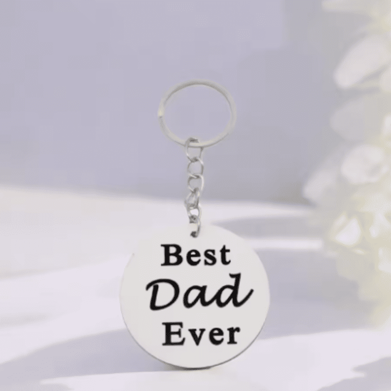 Best Dad Ever Keychain
