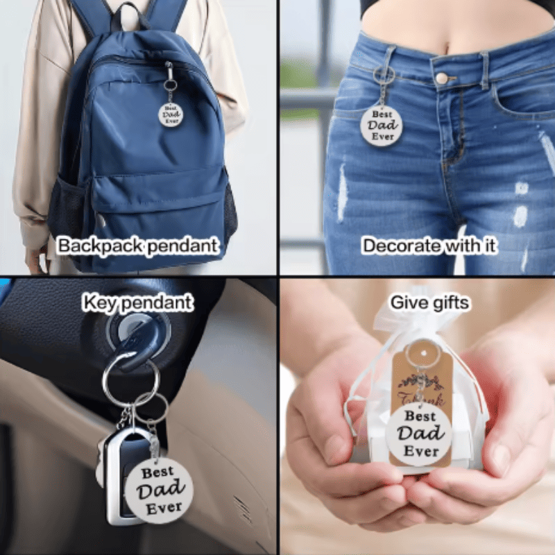 Best Dad Ever Keychain