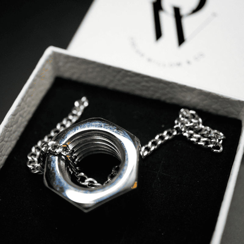Bolt Nut Necklace