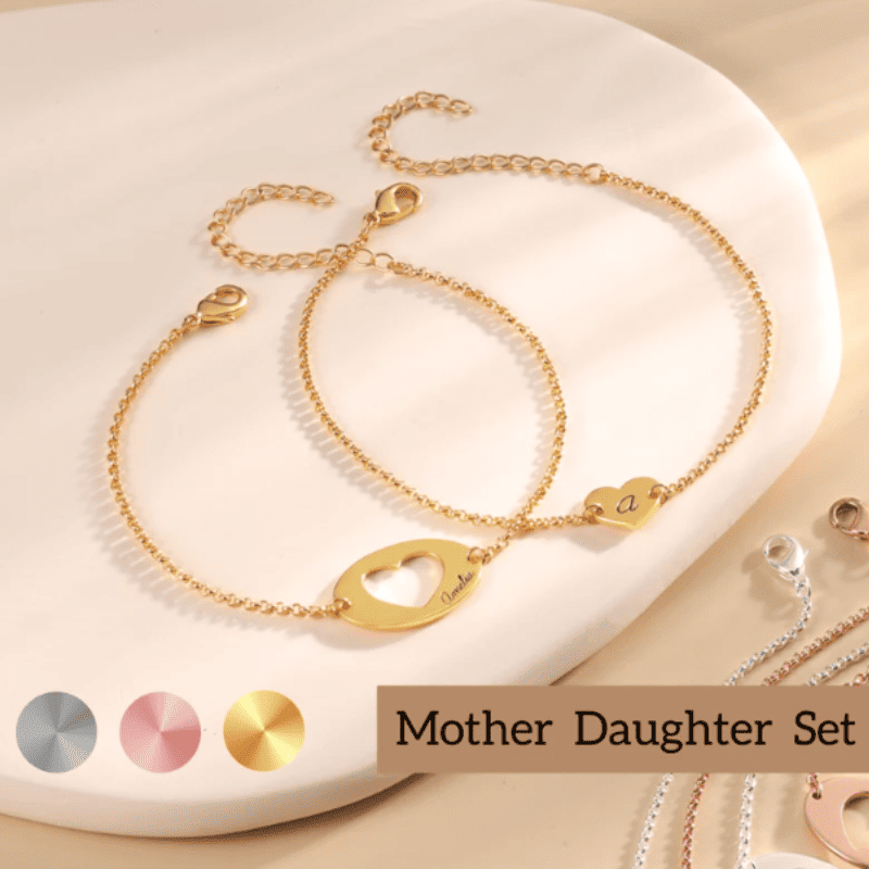 Bonded by Love Personalised Mum & Daughter Set