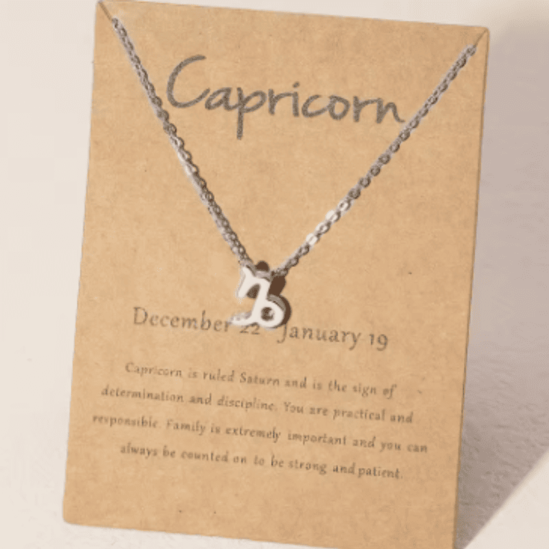 Capricorn "The Mountain Soul" Zodiac Necklace