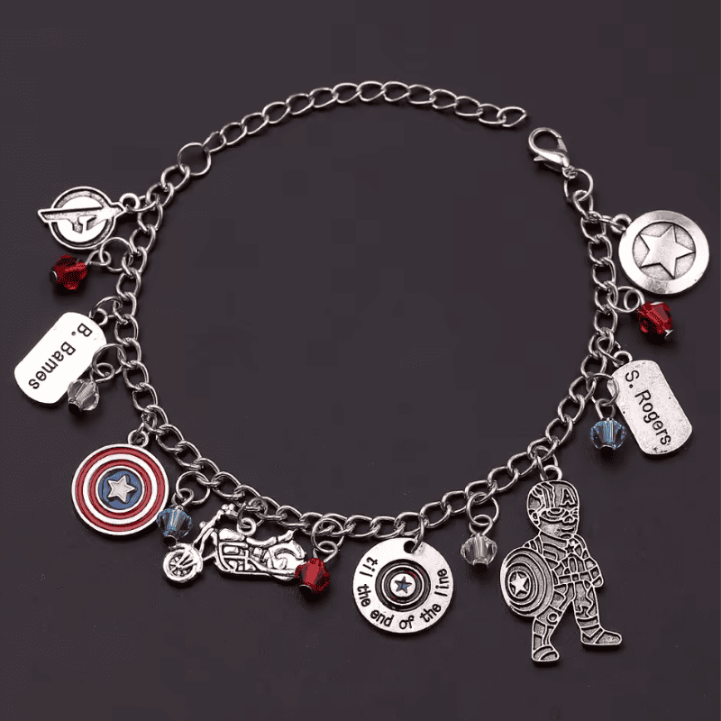 Capt. America Star-Spangled Shield Bracelet